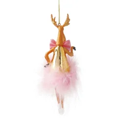 Anhänger Fancy, Edel, Elch/Tänzerin, 19 Cm