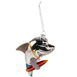 Anhänger Fancy, Edel, Hai/Surfer, 13 Cm