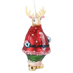 Anhänger Fancy, Edel, Hirsch/Bauch, 14 Cm