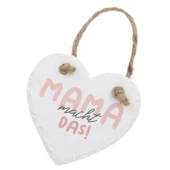 Anhänger Herz Mit Spruch, Machen, 10 Cm