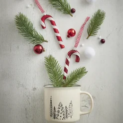 Anhänger Zuckerstange, Glänzend, 12 Cm