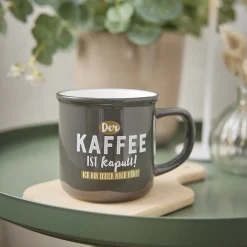 Becher Emaille-Optik, Kaffee, 350 Ml