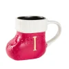 Becher Stiefel Mit Buchstabe, I/rot, 400 Ml