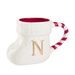 Becher Stiefel Mit Buchstabe, N/weiß, 400 Ml