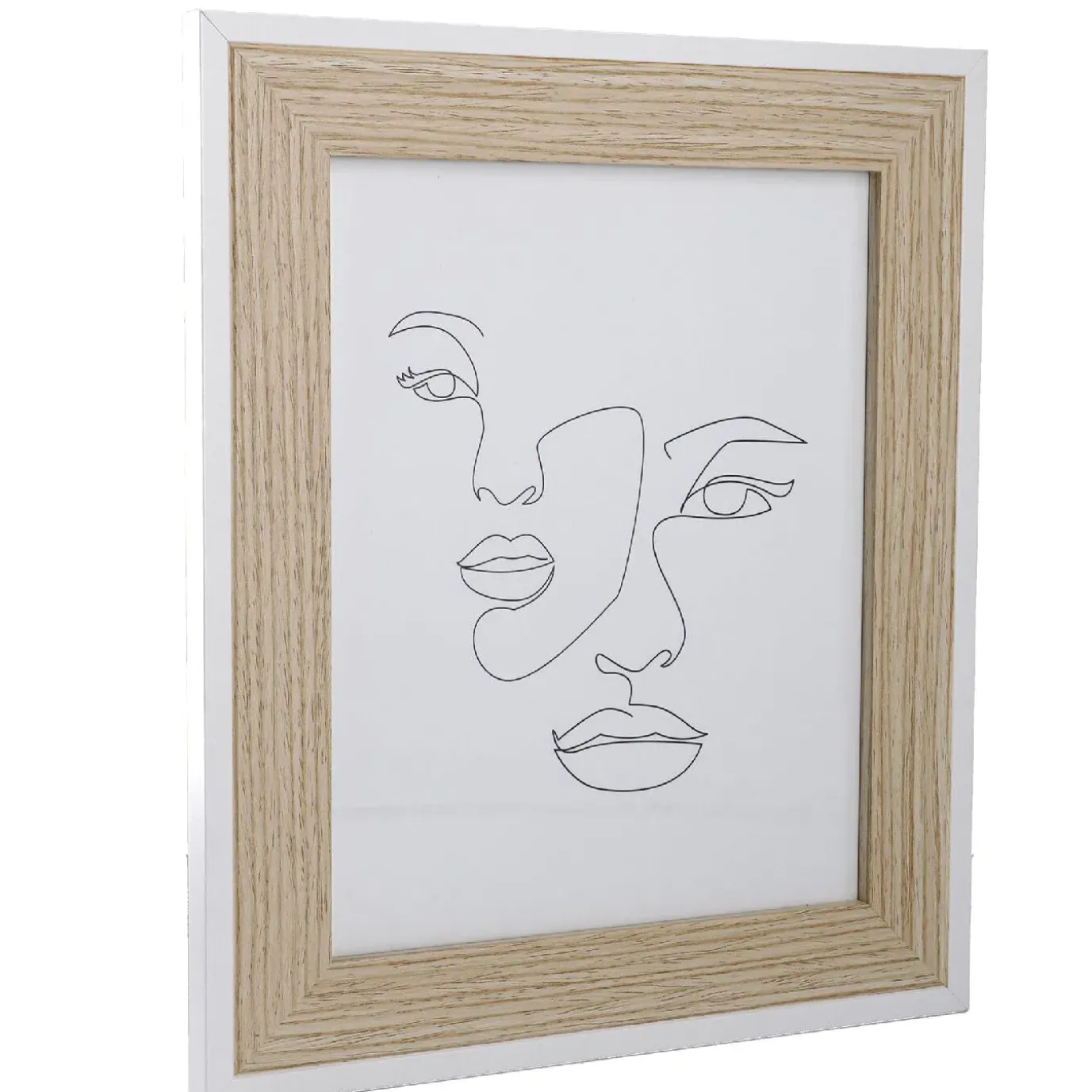 Bilderrahmen Natur, Natur/weiß, 20 X 25 Cm