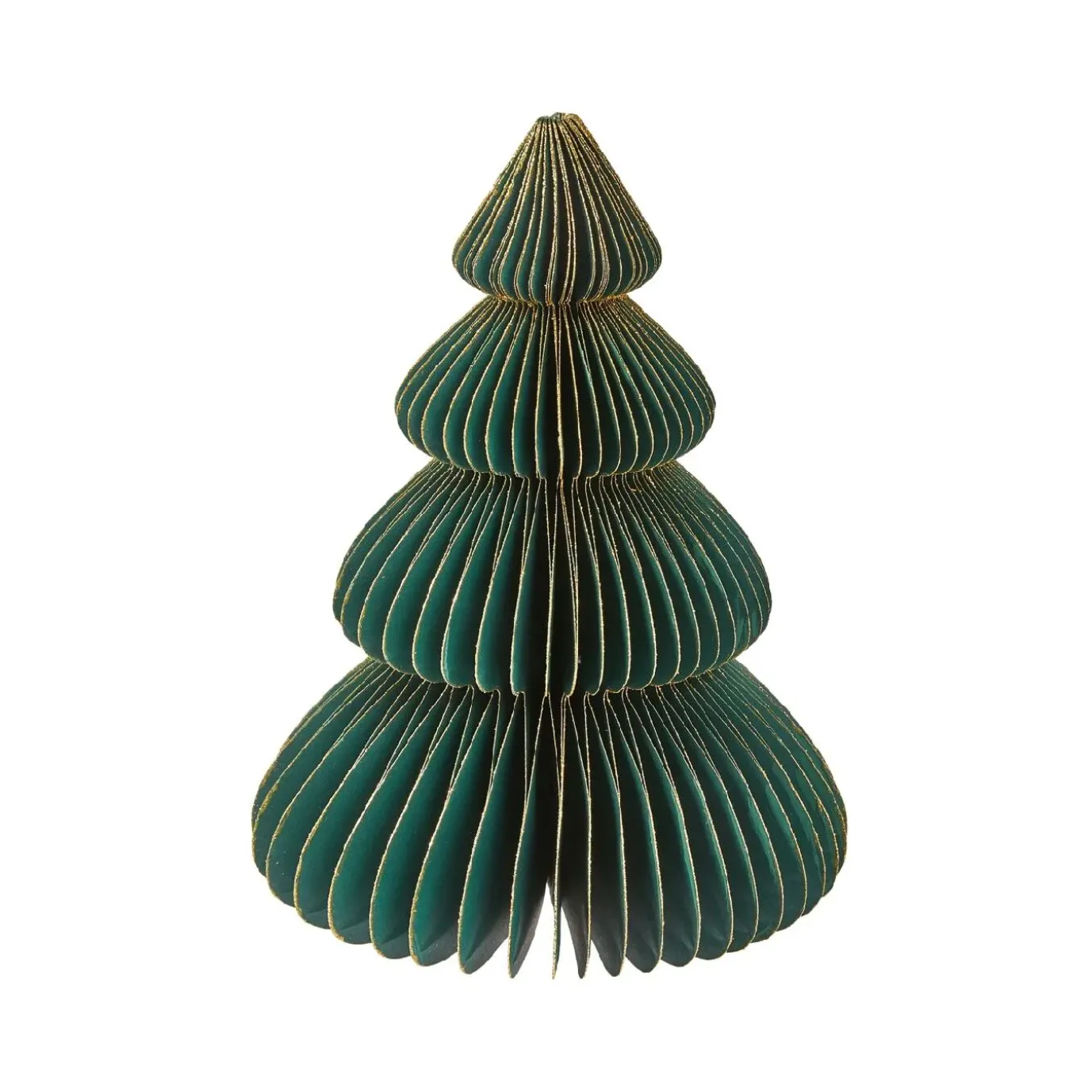 Deko-Baum Wabe, Dunkelgrün/4 Stufen, 20 Cm