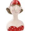 Deko-Kopf See, Frau, 12 Cm