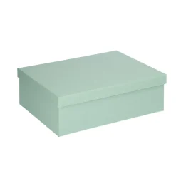 6er Set Geschenkkarton Uni, Hellmint