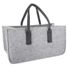 Filztasche Kamin, Hellgrau