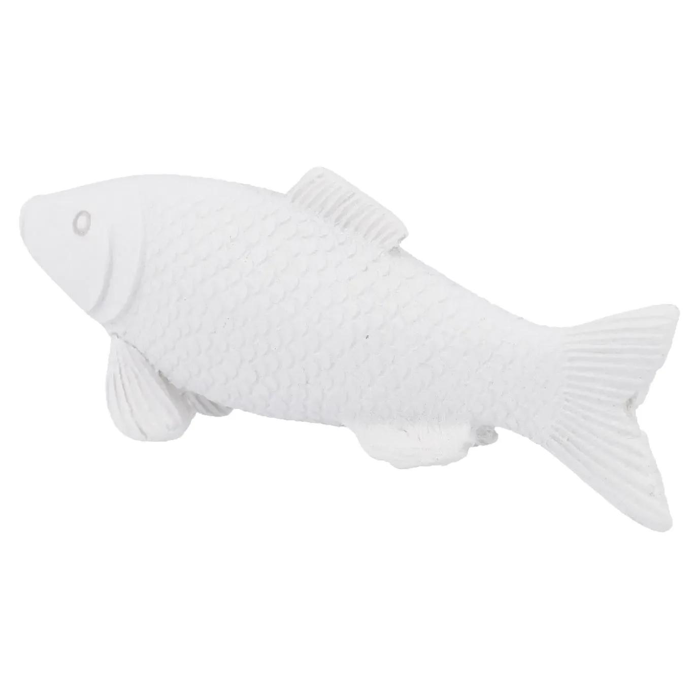 Fisch, Gewischt/weiß, 10 Cm