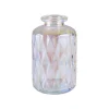Flaschenvase Pearl, Rauten/rund, 10 Cm