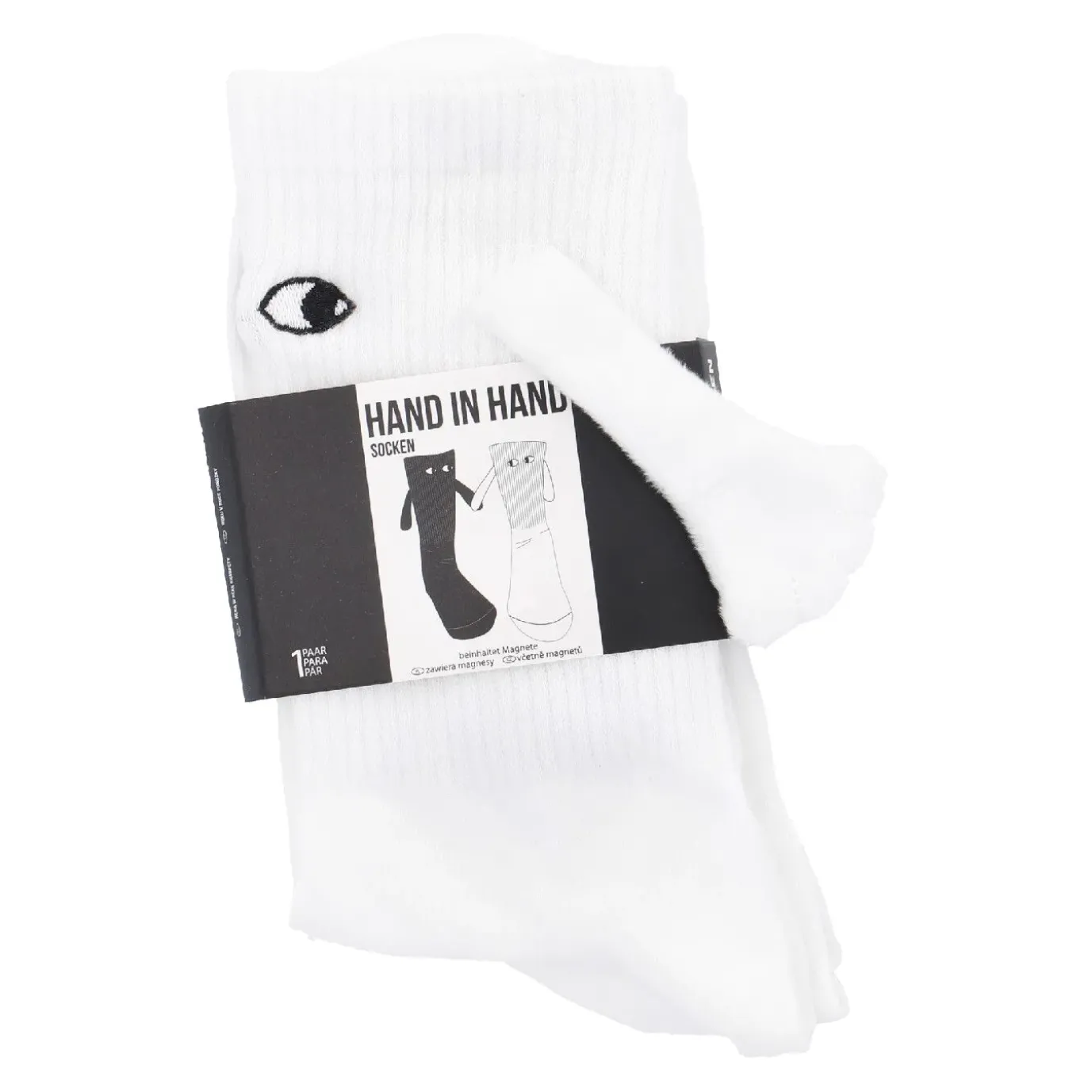 Freunde-Socken Magnet, Weiß, Größe 35-42