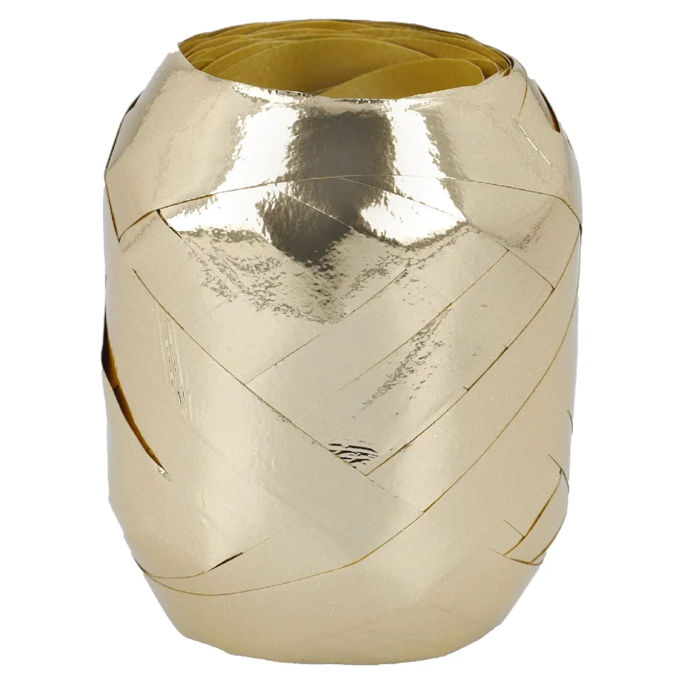 Geschenkband Eiknäuel, Uni/gold, 30 M