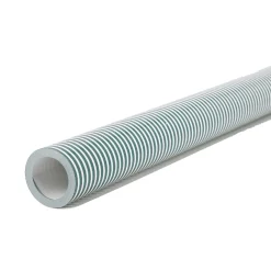 Geschenkpapier Streifen, Dunkelgrün/weiß, 10 M