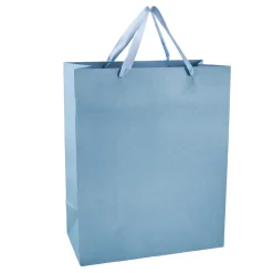 Geschenktüte Edel, Dunkelrauchblau, 26 X 32 Cm