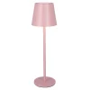 LED-Tischlampe Akku, Altrosa, 37 Cm