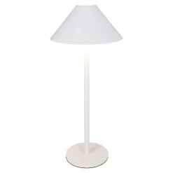 LED-Tischlampe Schirm, Weiß, 34 Cm