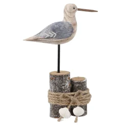 Möwe Auf Poller, 20 Cm