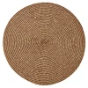 Platzset Olana, Rund/braun, 38 Cm