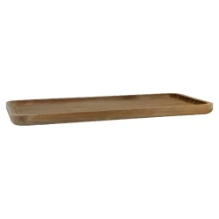 Schale Eck, Natur, 40 X 18 Cm