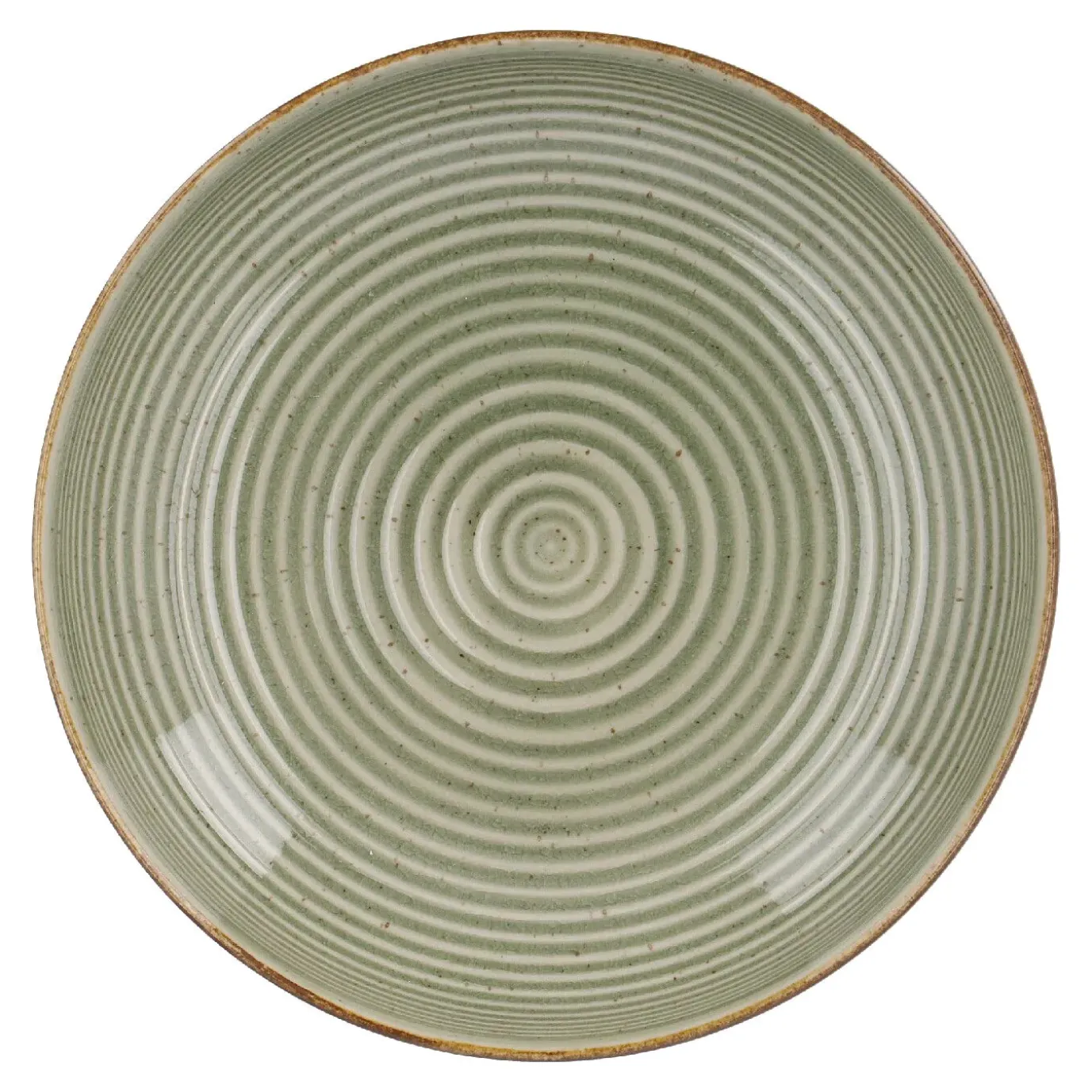 Schale Rille, Grün, 16 Cm