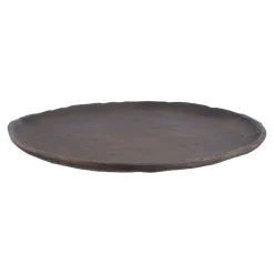 Schale Struktur, Braun, 30 Cm