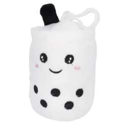 Schlüsselanhänger Bubbletea, Weiß, 13 Cm