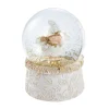 Schneekugel Engel Mit Mütze, Finger, 6.5 X 9 Cm