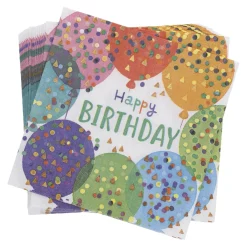 Serviette Geburtstag/Ballons, 20 Stück