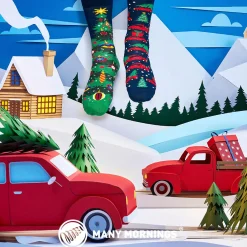 Socken Xmas, Weihnachtsbaum, Gr. 35-38