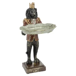 Tier Mit Tablett, Löwe, 28 Cm