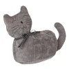 Türstopper Katze, Stehend/dunkelgrau, 32 X 25 Cm