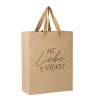 Tüte Kraft, Mit Liebe Verpackt, 28 Cm
