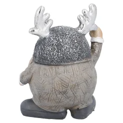 Wichtel Mit Geweih, Glocke, 9 Cm