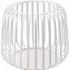 Windlicht Metall, Weiß, 15 X 12.5 Cm